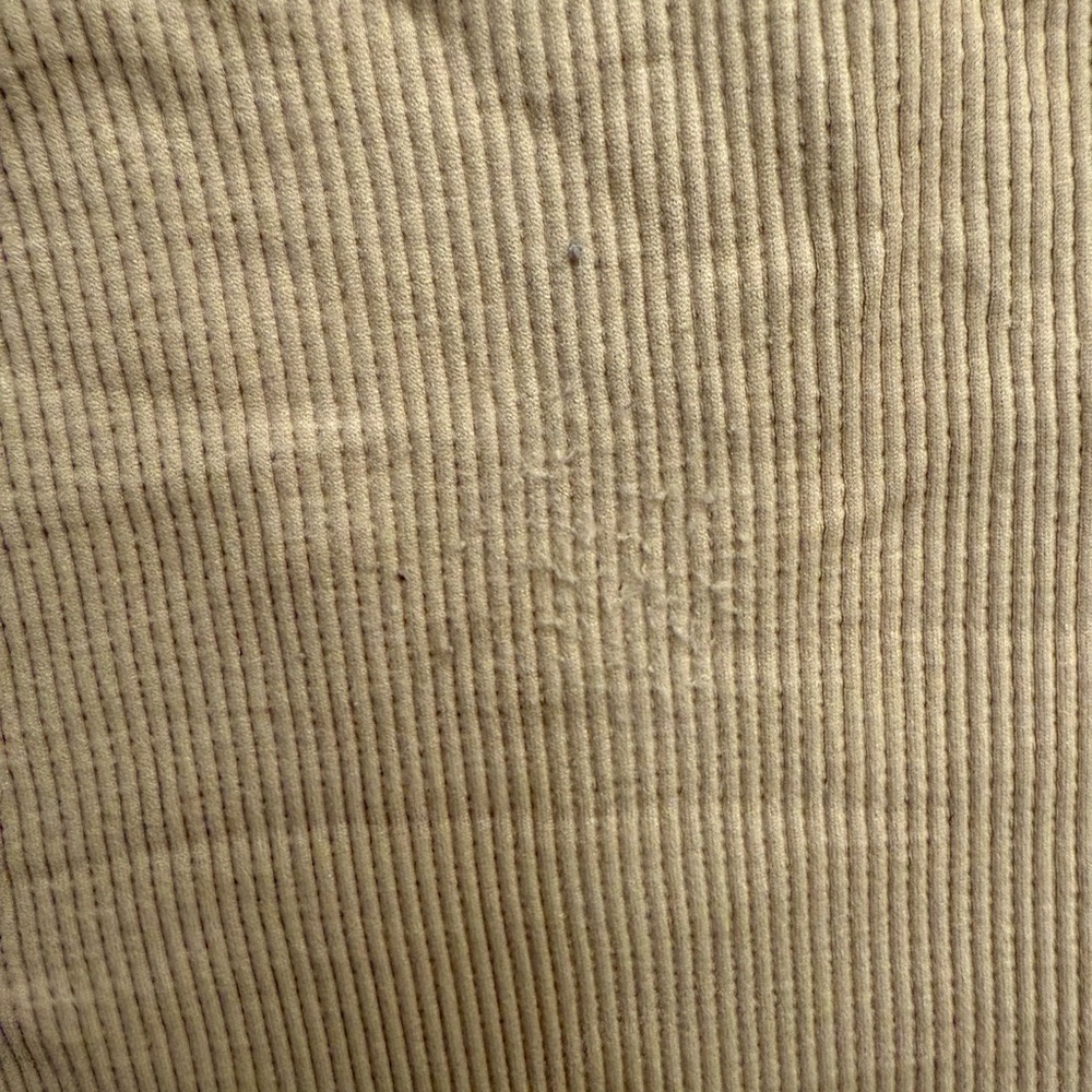 Old Navy Ribbed Short Sleeve Top - Beige - Picture 3 of 4